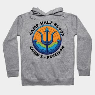 Cabin 3 Poseidon - CAMP half-blood V6 Hoodie